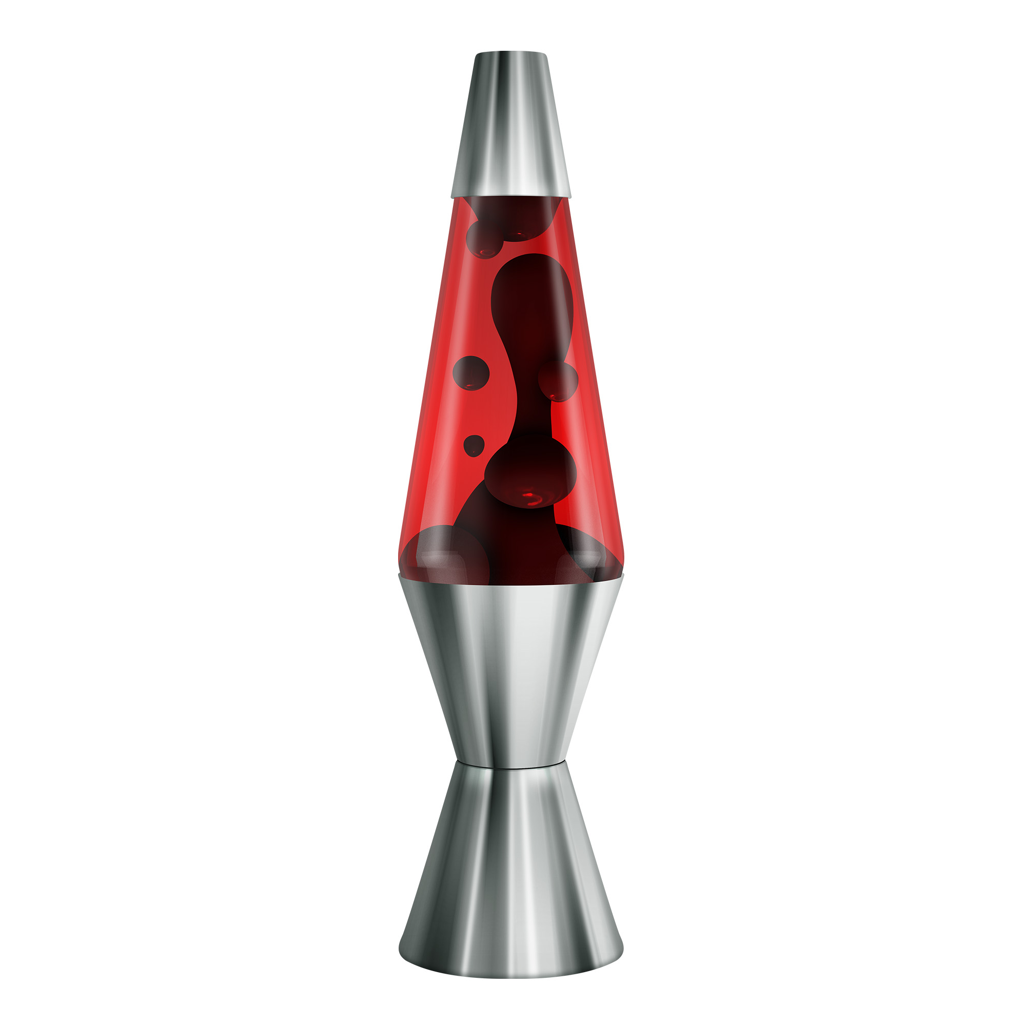 14.5?? Lava Lamp Chrome Plated Crimson