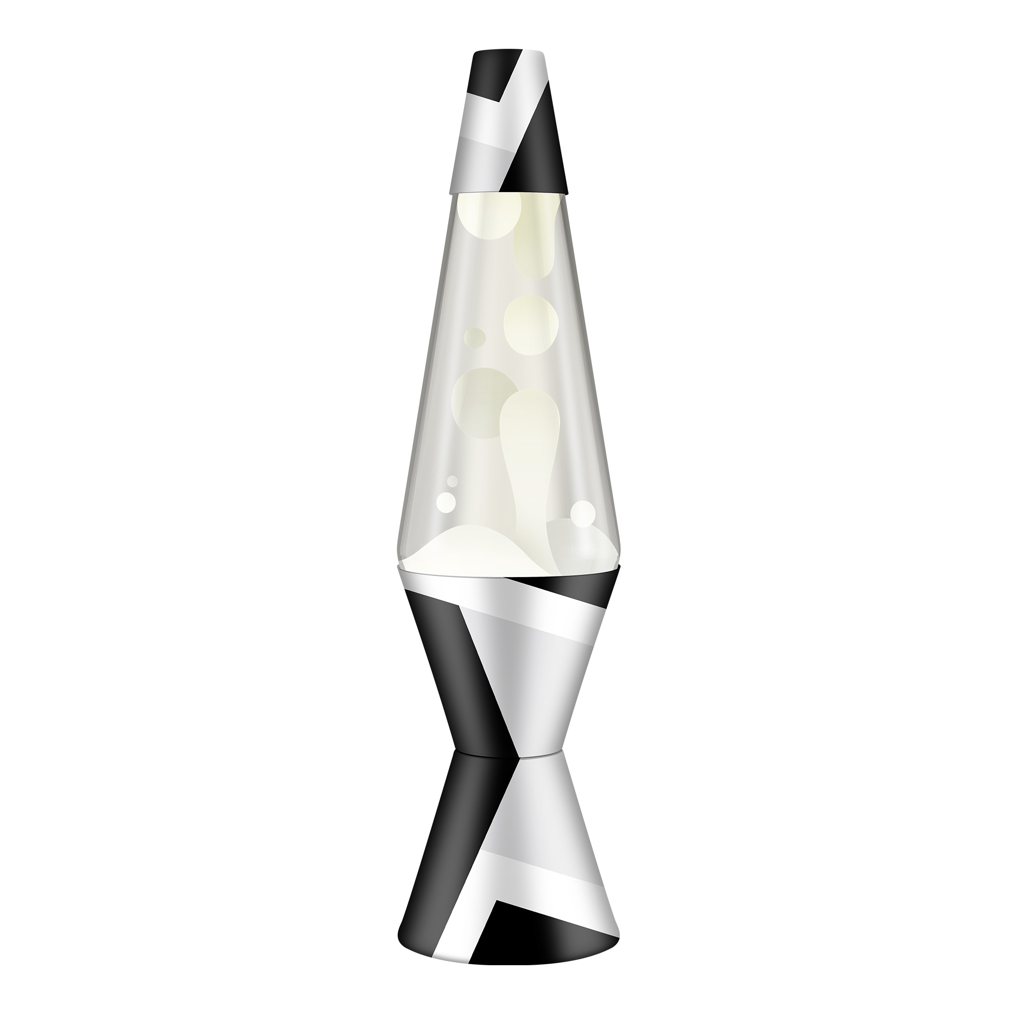 14.5?? Lava Lamp Polygonal White Tone