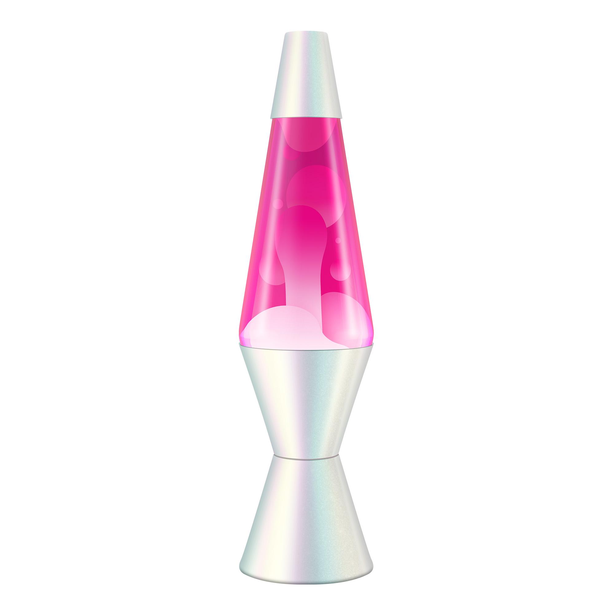 14.5?? Lava Lamp Opalescent Pearl