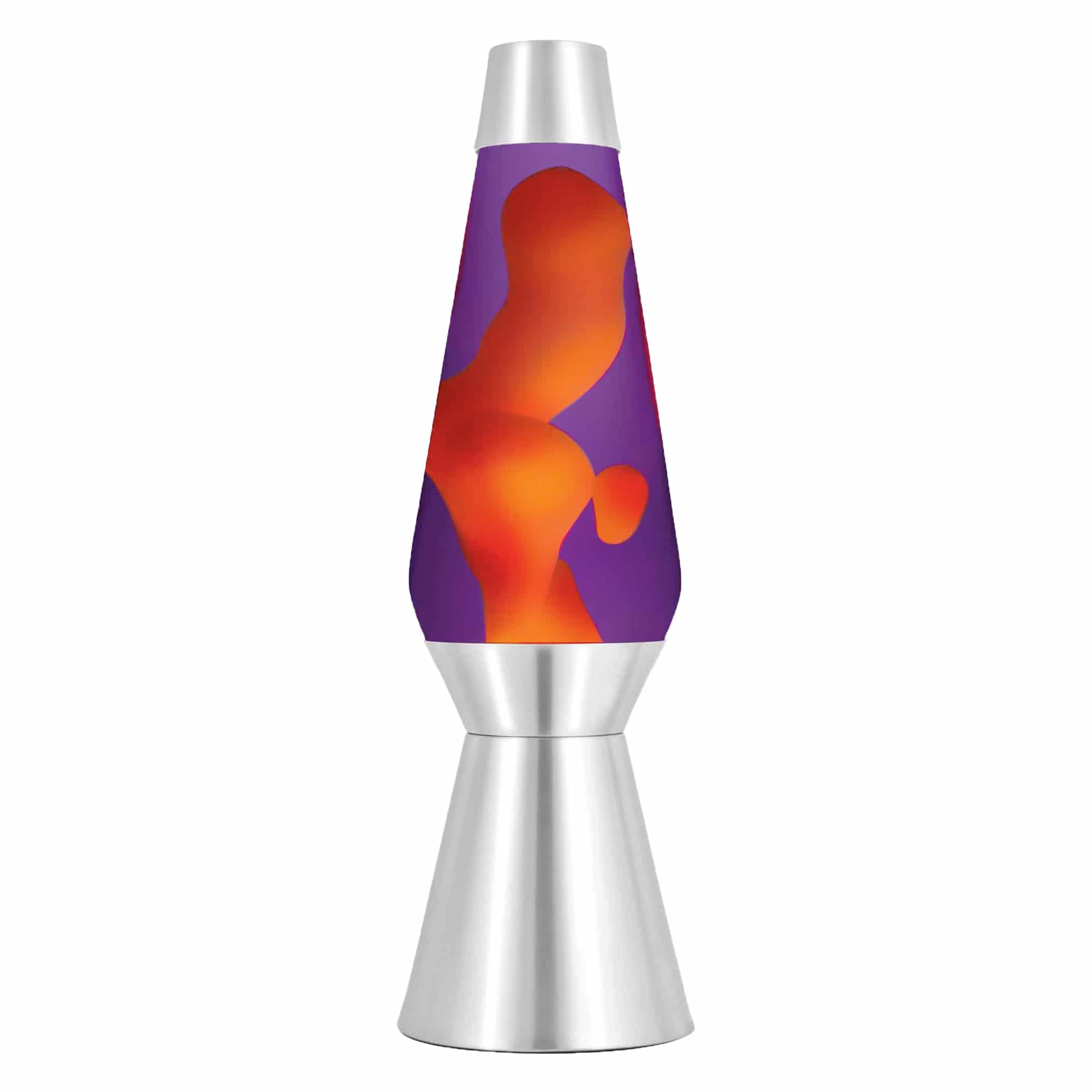 27?? LAVA Lamp Grande ?C Yellow/Purple/Silver