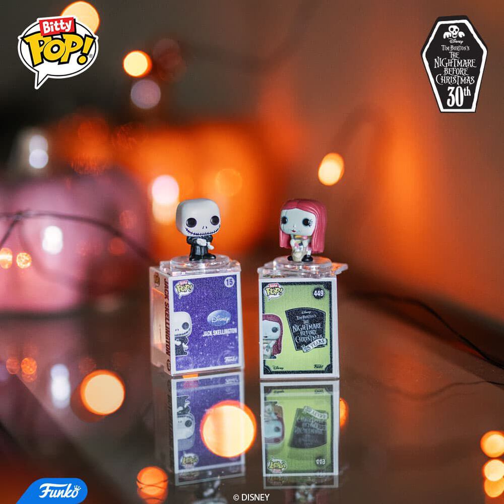 Bitty Pop! Jack Skellington & Sally Sewing 2-Pack